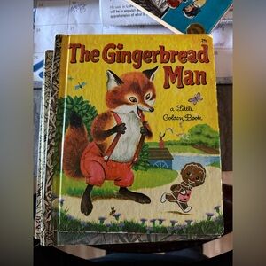 The Gingerbread Man Little Golden Books Printed 1961